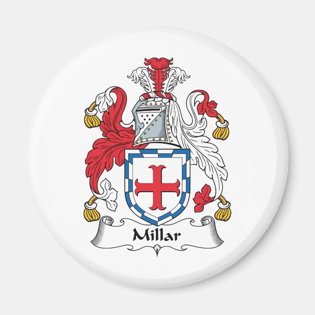 Imã Millar Family Crest (Frente)
