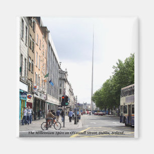 Imã Millennium Spire, Dublin, cidade da Irlanda