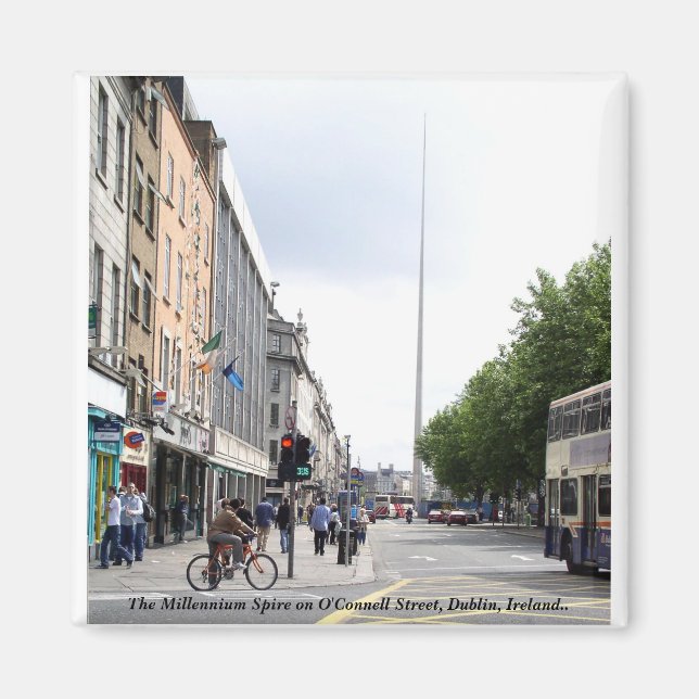 Imã Millennium Spire, Dublin, cidade da Irlanda (Frente)
