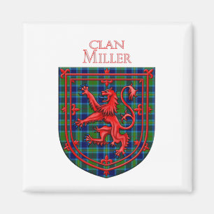 Imã Miller Tartan Scottish Xadrez Lion Rampant