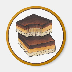 Imã Millionaire Shortbag Caramel Squares, Comida do Re
