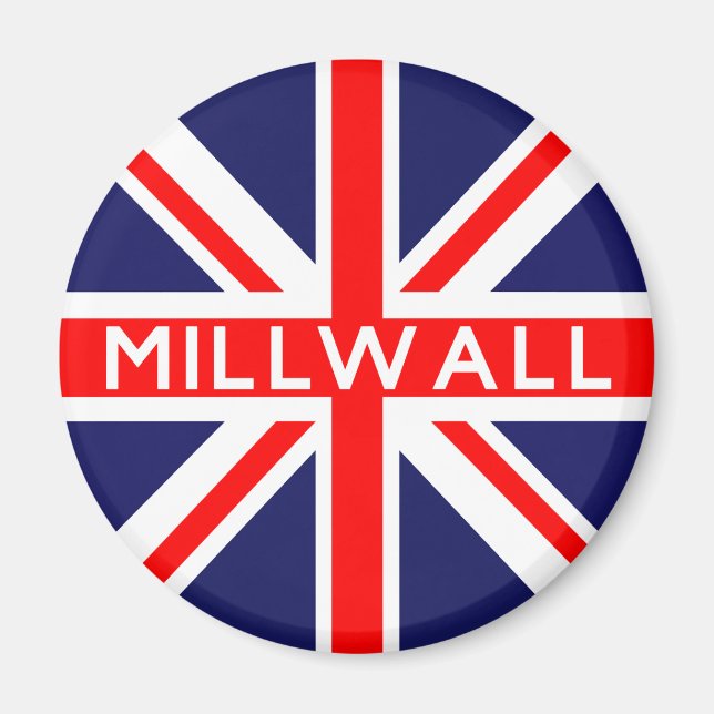Imã Millwall UK Flag (Frente)