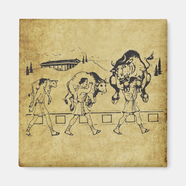 Imã Milo de Croton e o Touro - Motivação Gym (Frente)