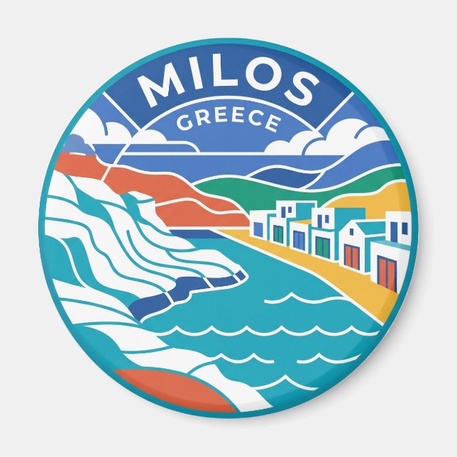 Imã Milos Grécia (Frente)