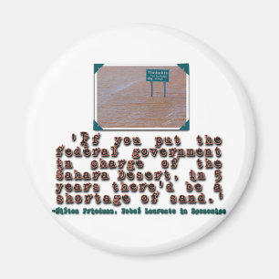 Imã Milton Friedman Citação: Eficiência do Governo