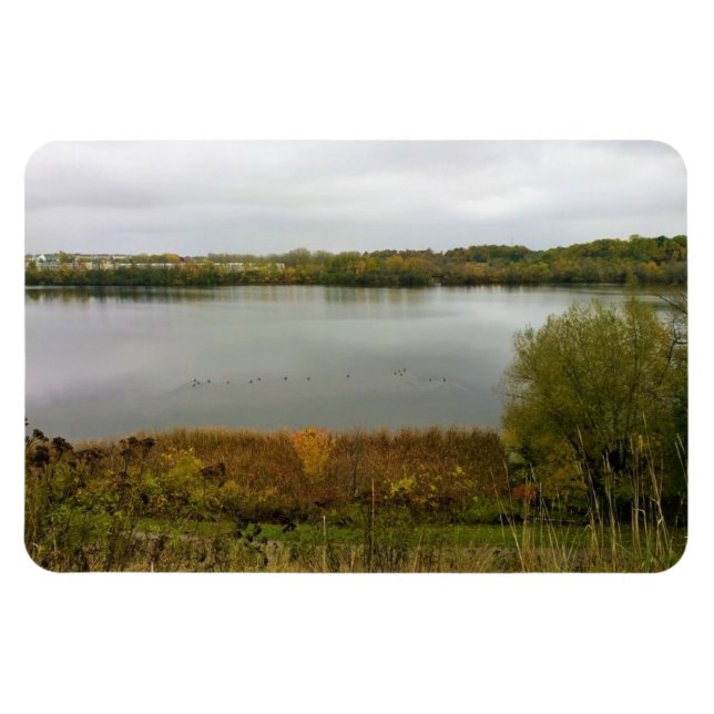 Ímã Milwaukee River, West Bend, Wisconsin (Horizontal)