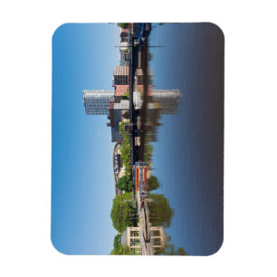 Ímã milwaukee riverfront e ponte estatal de rua