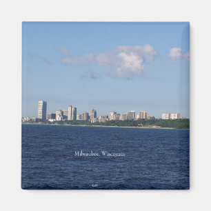 Imã Milwaukee Skyline Magnet