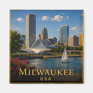 Imã Milwaukee Wisconsin Cervejaria Lago Michigan