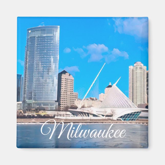 Imã Milwaukee Wisconsin Magnet (Frente)