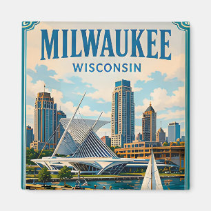 Imã ⛵ Milwaukee Wisconsin Memória Da Orla ⛵