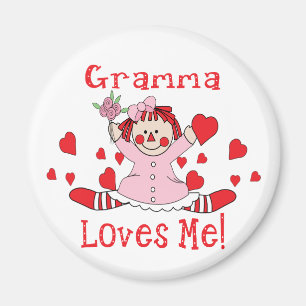 Imã Mim do amor de Gramma boneca de pano