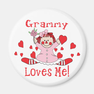 Imã Mim do amor de Grammy boneca de pano