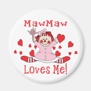 Imã Mim do amor de MawMaw boneca de pano