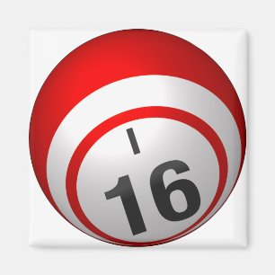 Imã Mim ímã da bola do bingo 16