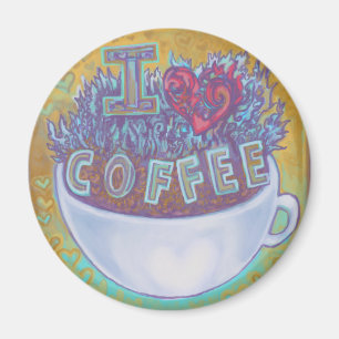 Imã Mim ímã do café do coração