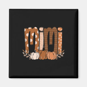 Imã Mimi Pumpkin Halloween Ação de Graças Vovó Caiu L