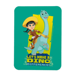Ímã Min & Clover   Fazer a Diferença de Dino