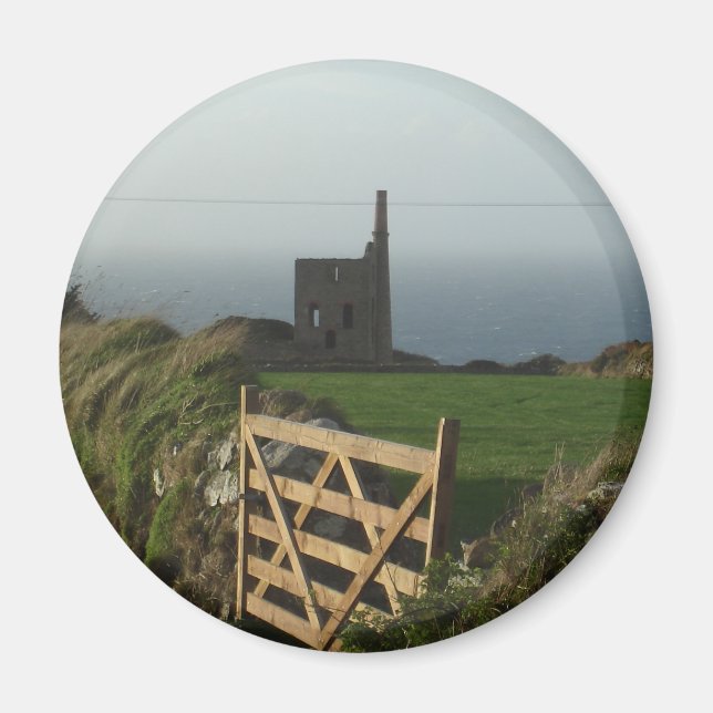 Imã mina de Cornwall tin (Frente)