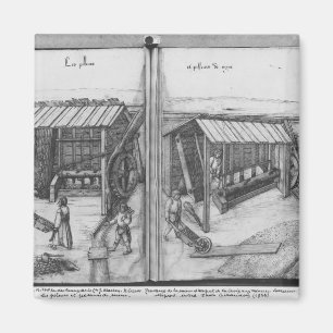 Imã Mina de prata de Croix-auxiliar-Minas do La,