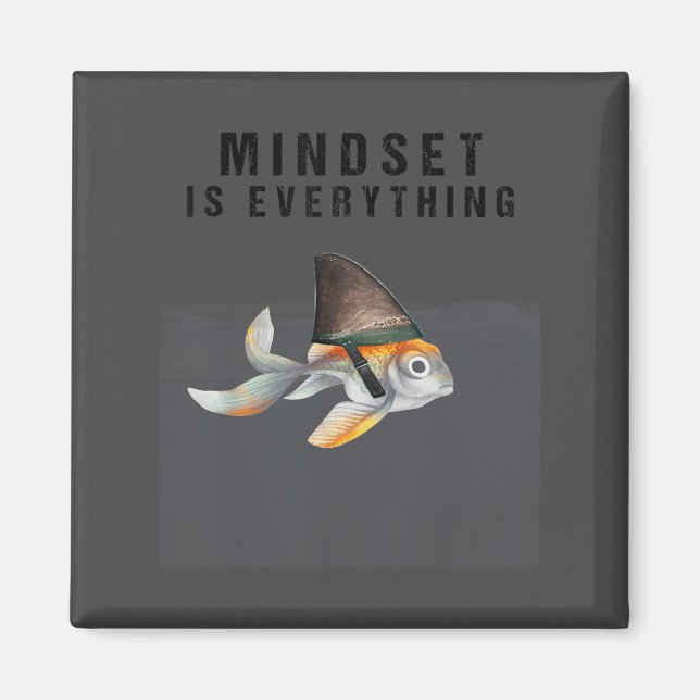 Imã Mindest Is Everything - Motivational Quote Insrati (Frente)