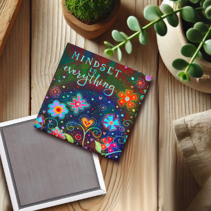 Imã "Mindset é tudo" Magnet de inspirividade