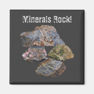 Imã Minerais Rock Collectors Engraçado Magnet