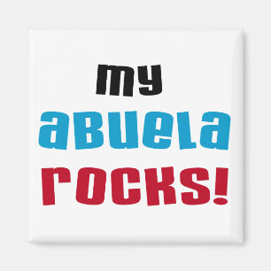 Imã Minha Abuela Rocks T-shirts e presentes