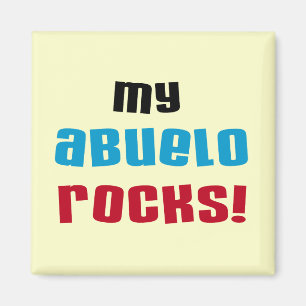 Imã Minha Abuelo Rocks T-shirts e presentes