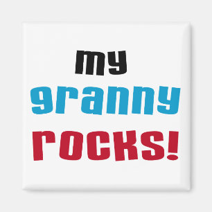 Imã Minha avó Rocks T shirts e presentes
