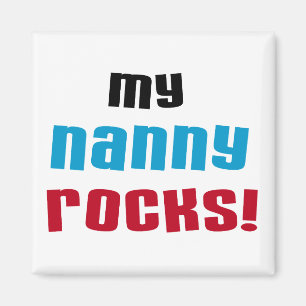 Imã Minha babá Rocks T shirts e Gifts