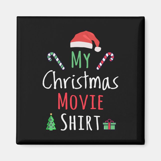Imã Minha Camisa de Filme de Natal (Frente)