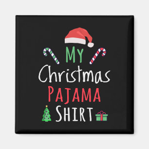 Imã Minha Camisa de Natal do Pijama