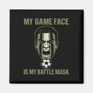 Imã Minha Cara de Jogo é Minha Máscara Byttle Camuflag