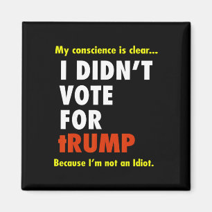 Imã Minha consciência é cara, eu não votei em Trump, e