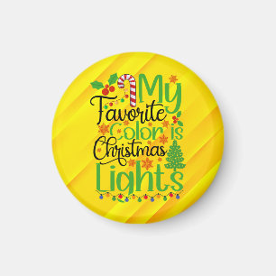 Imã Minha Cor Favorita é Luzes de Natal-55667