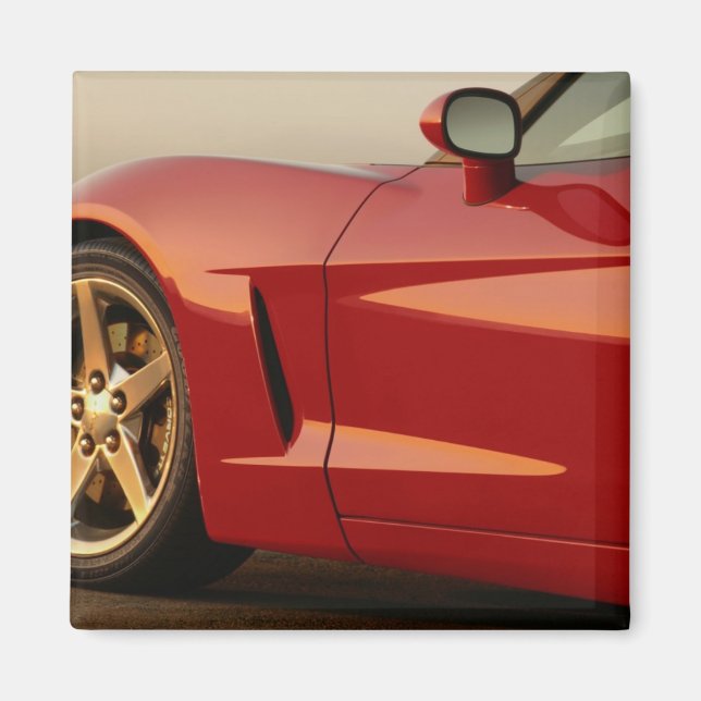 Imã Minha corveta vermelha (Frente)