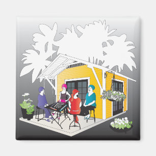 Imã Minha Cottage Mah Jongg