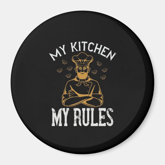 Imã Minha Cozinha Minhas Regras (Frente)