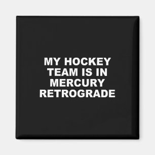 Imã Minha Equipe De Hóquei Está No Design Retrogrado D
