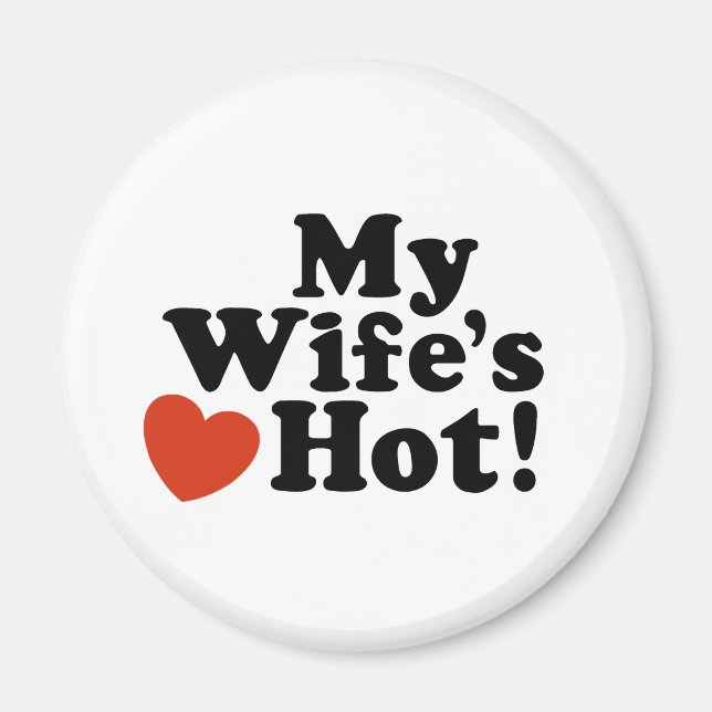 Imã Minha esposa está quente (Frente)