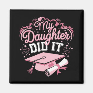 Imã Minha Filha Fez Isso Graduada Rosa Formatura Famíl