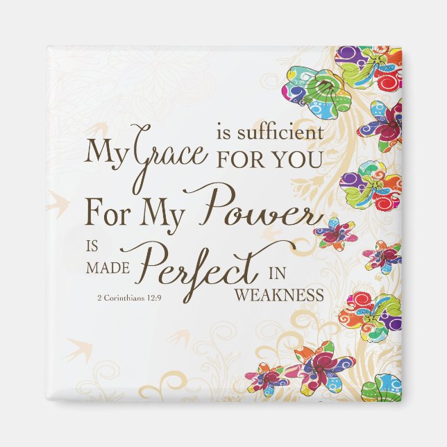 Imã Minha graça é suficiente (Frente)