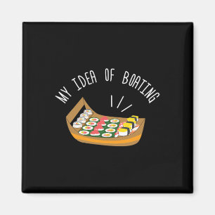 Imã Minha Ideia De Barco De Sushi Para Amantes De Sush