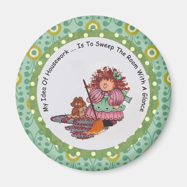 Imã Minha Ideia de Magneta de Trabalho Doméstico (Frente)