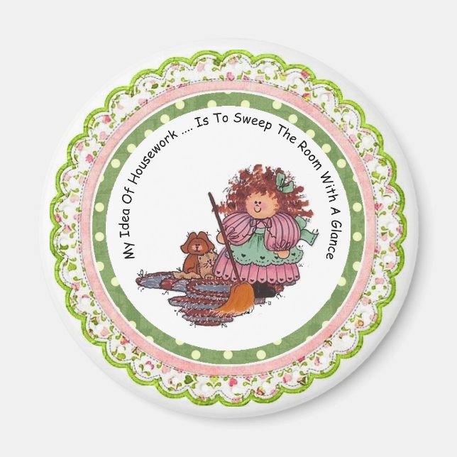 Imã Minha Ideia de Magneta de Trabalho Doméstico (Frente)