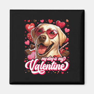 Imã Minha Labrador É Meu Namorado Camiseta Dona de Ani