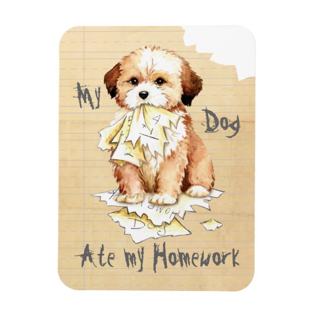 Ímã Minha Lhasa Apso Comeu O Meu Magneto De Casa (Vertical)
