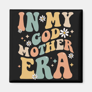 Imã Minha Madrinha Era Sobre Groovy Retrô Mãe Engraçad