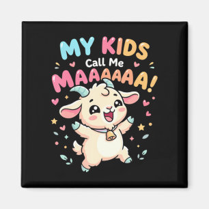 Imã Minha Me Chame Maaa Cabra Engraçada Mãe Dia das Mã